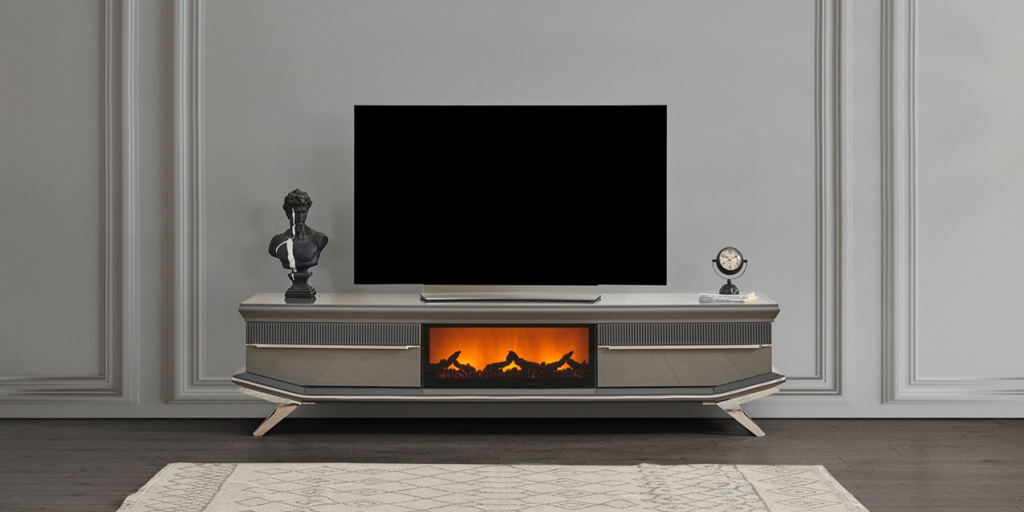 Asya Gümüş Tv Ünitesi